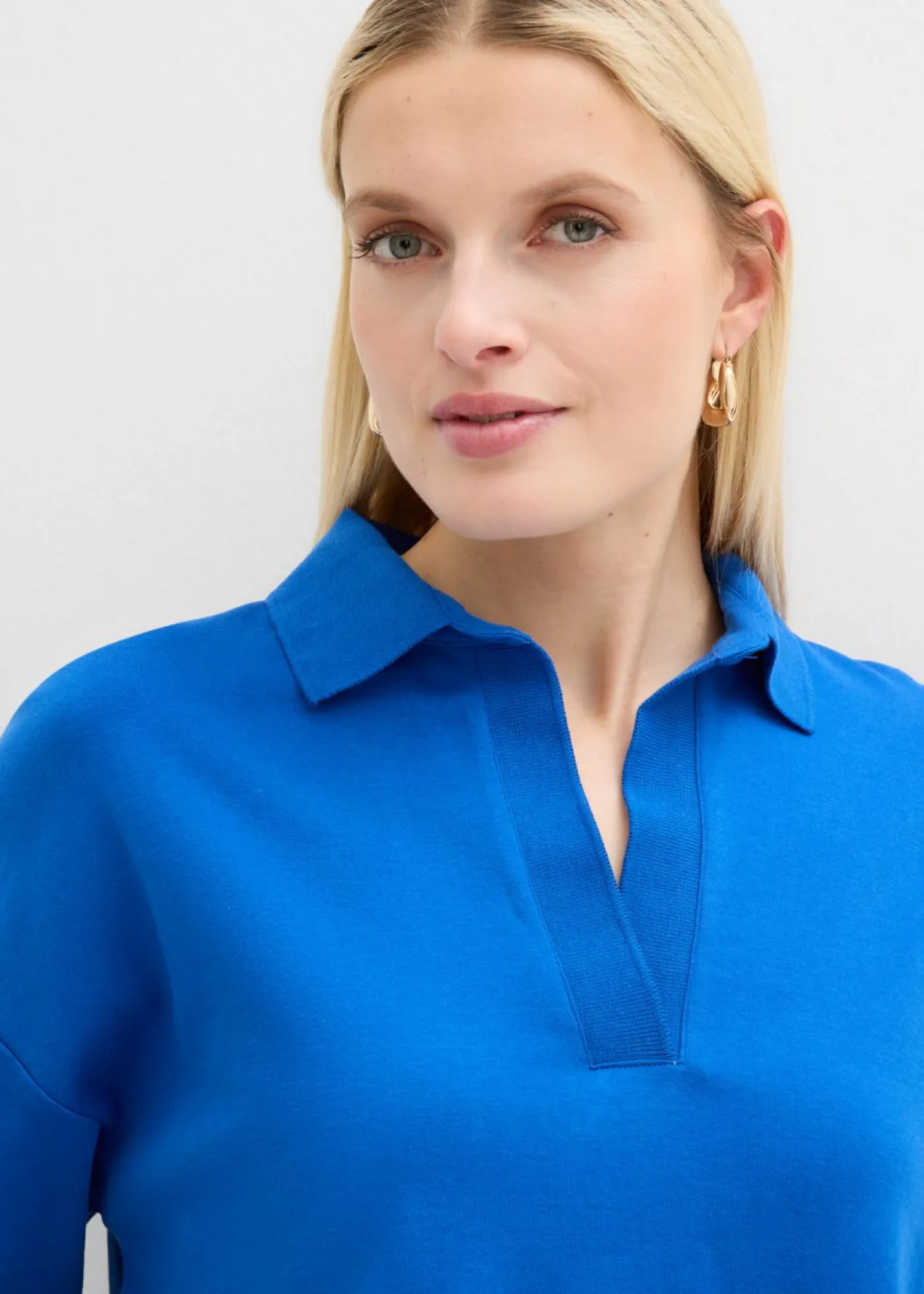 Online Polo de algodón orgánico puro Mujer Esenciales|Camisetas