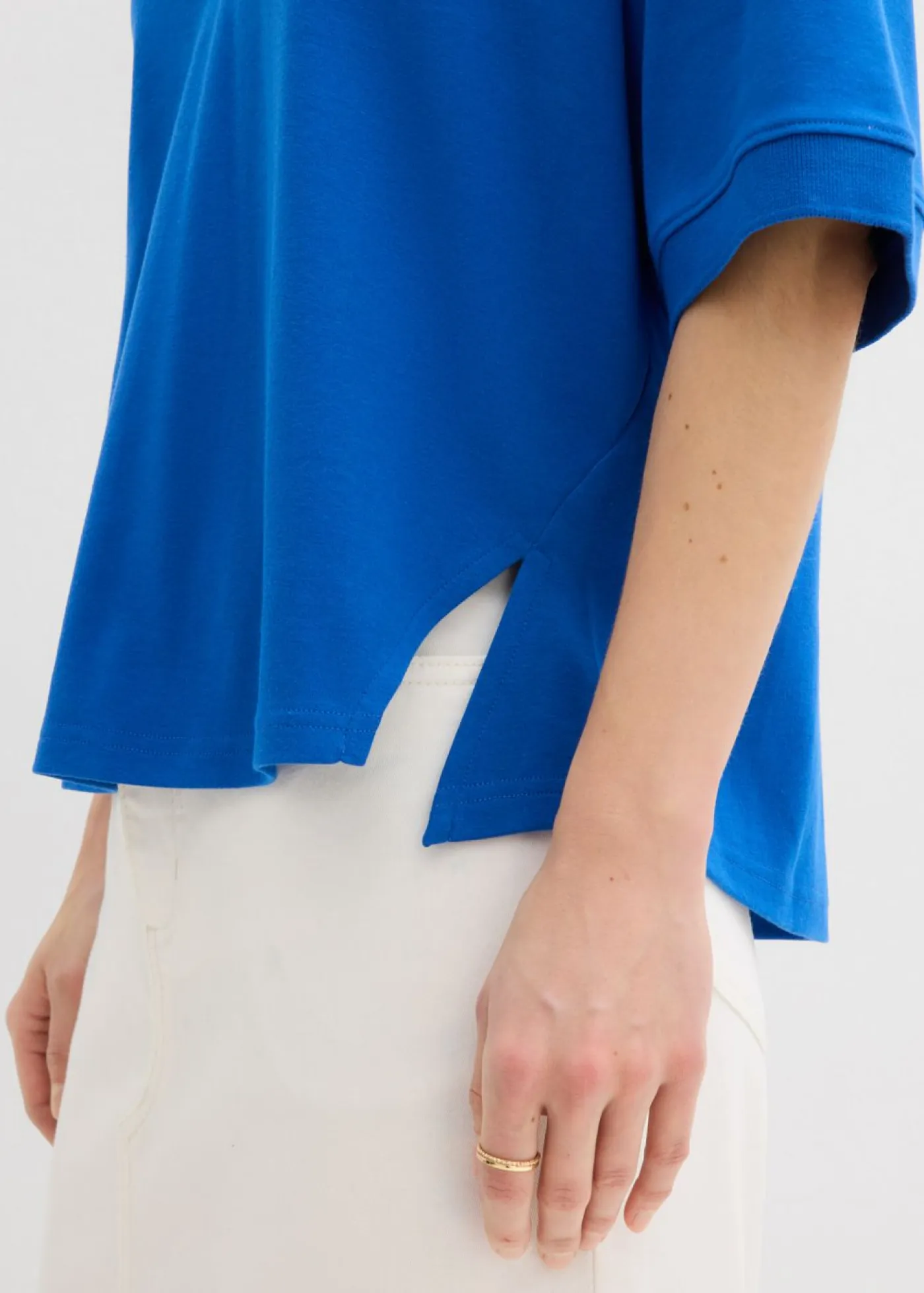 Online Polo de algodón orgánico puro Mujer Esenciales|Camisetas