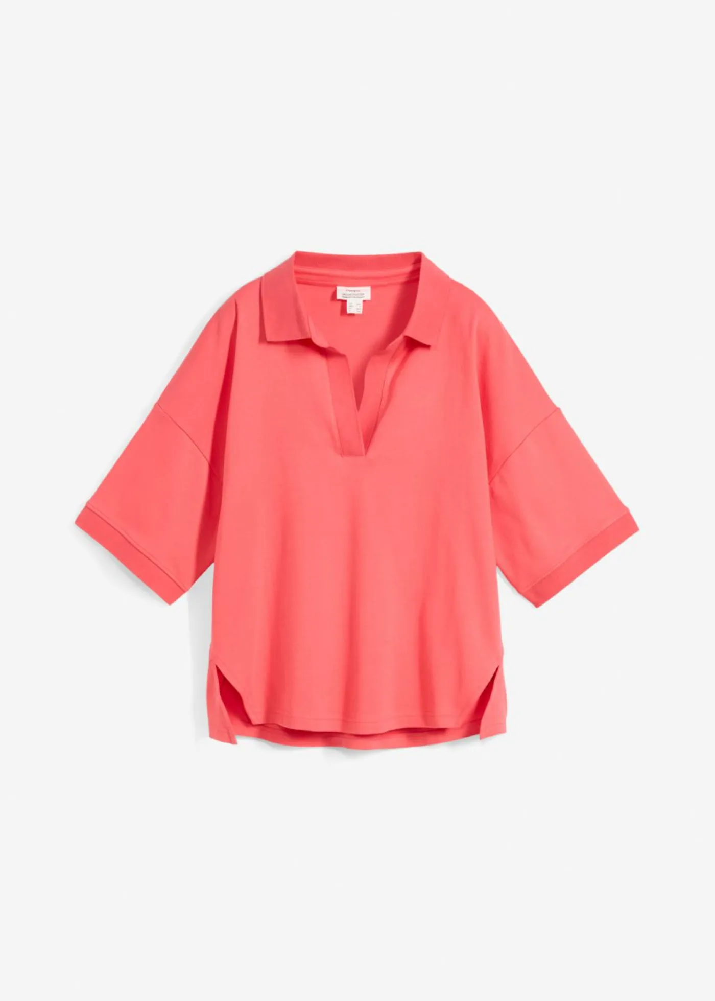 Clearance Polo de algodón orgánico puro Mujer Esenciales|Camisetas