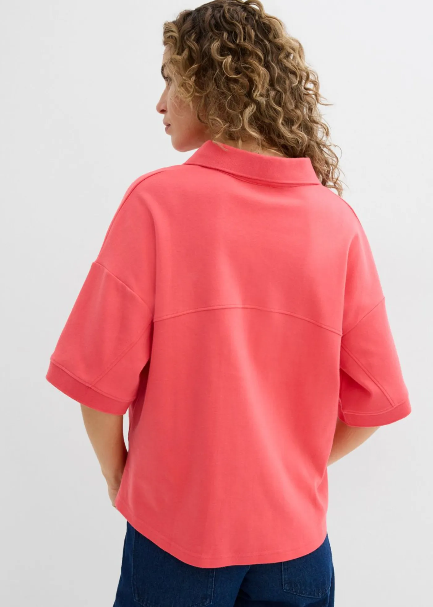 Clearance Polo de algodón orgánico puro Mujer Esenciales|Camisetas