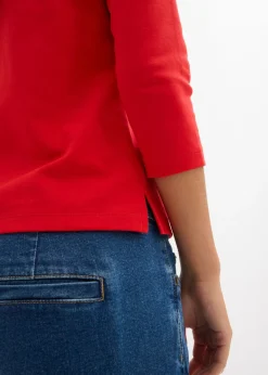 Online Polo de algodón orgánico puro Mujer Básicos|Camisetas