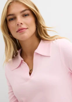 Sale Polo de algodón orgánico puro Mujer Básicos|Camisetas