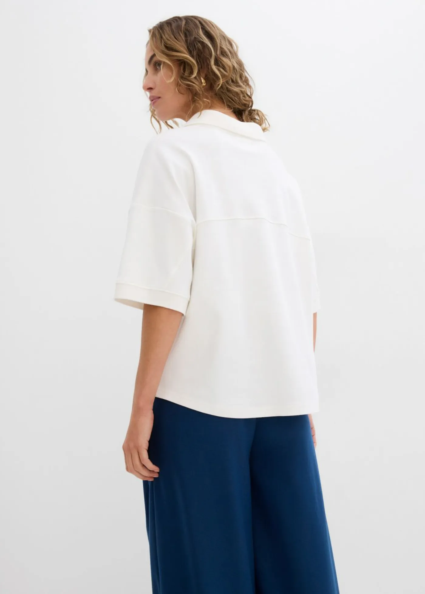 Outlet Polo de algodón orgánico puro Mujer Esenciales|Camisetas