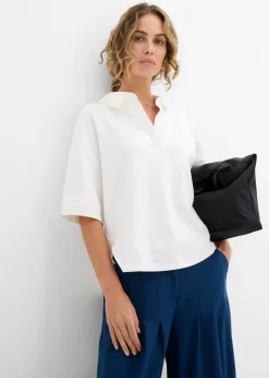 Outlet Polo de algodón orgánico puro Mujer Esenciales|Camisetas