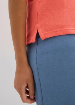 Outlet Polo de algodón orgánico puro Mujer Básicos|Camisetas