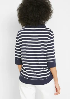 Sale Polo de mezcla de algodón y viscosa Mujer Camisetas
