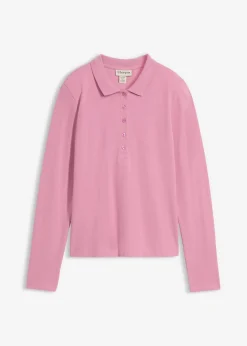 Outlet Polo de piqué de algodón ecológico puro Mujer Básicos|Camisetas