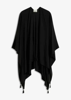 New Poncho de verano de viscosa pura Mujer Ponchos|Jerséis
