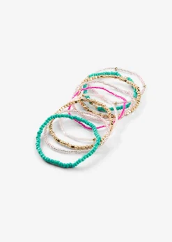 Best Pulseras (10 unidades) Mujer Joyería|Ropa De Playa