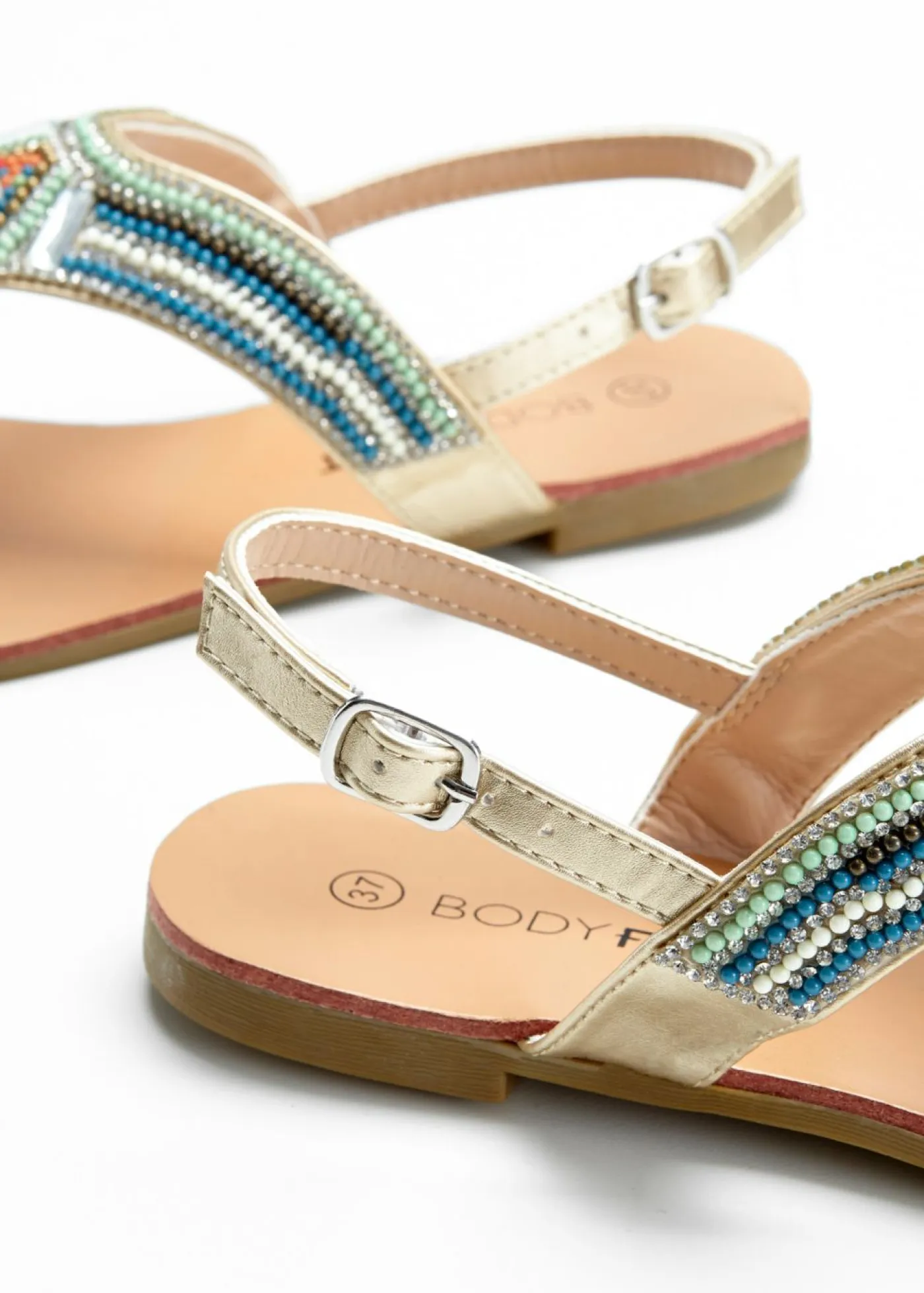 Outlet Sandalias con abalorios Mujer Zapatos Primavera-Verano