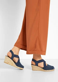 New Sandalias de cuña Mujer Tendencias·Zapatos Veganos|Zapatos Primavera-Verano