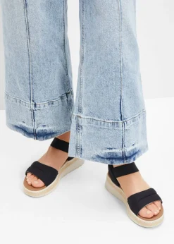 Discount Sandalias de cuña sin cordones de Skechers Mujer Zapatos De Marca·Skechers|Zapatos Primavera-Verano