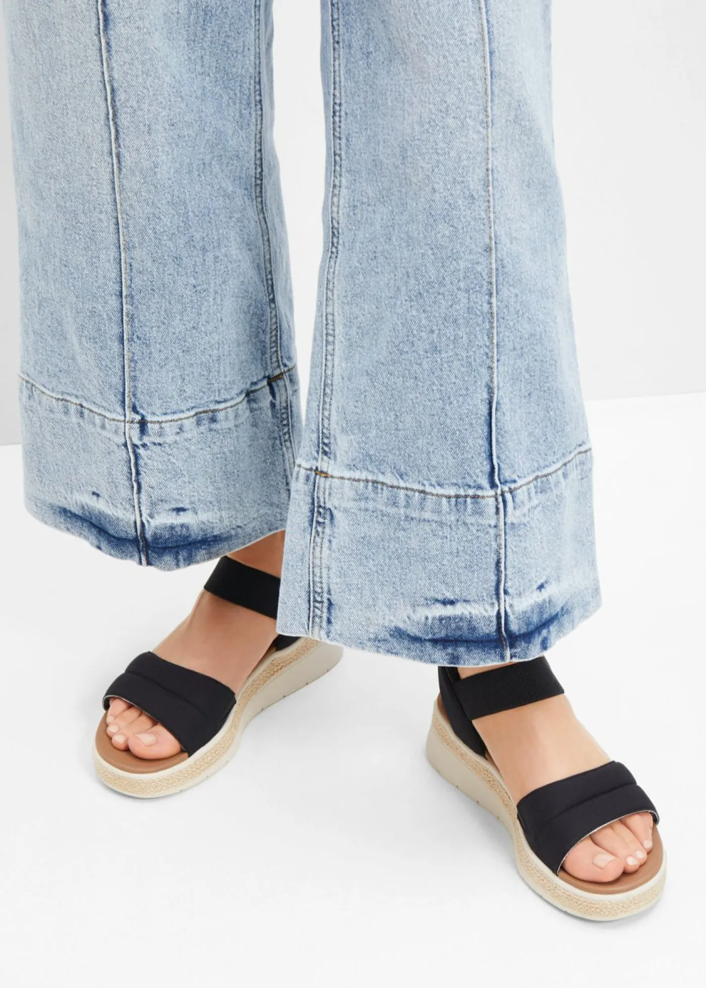 Discount Sandalias de cuña sin cordones de Skechers Mujer Zapatos De Marca·Skechers|Zapatos Primavera-Verano