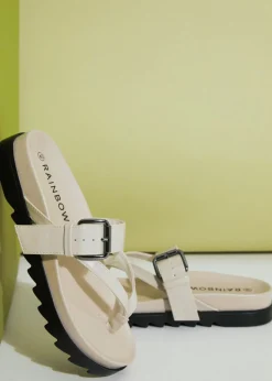Sandalias de dedo con suela perfilada Mujer Tendencias·Zapatos Veganos|Zapatos Primavera-Verano