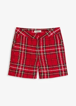 Shorts de bouclé Mujer Shorts|Pantalones