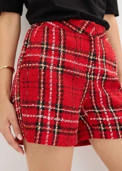 Shorts de bouclé Mujer Shorts|Pantalones