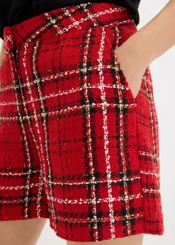 Shorts de bouclé Mujer Shorts|Pantalones