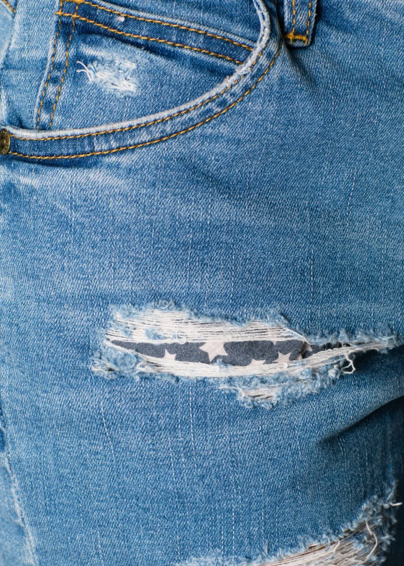 Online Shorts vaqueros con rotos y rasgaduras Mujer Shorts|Vaqueros