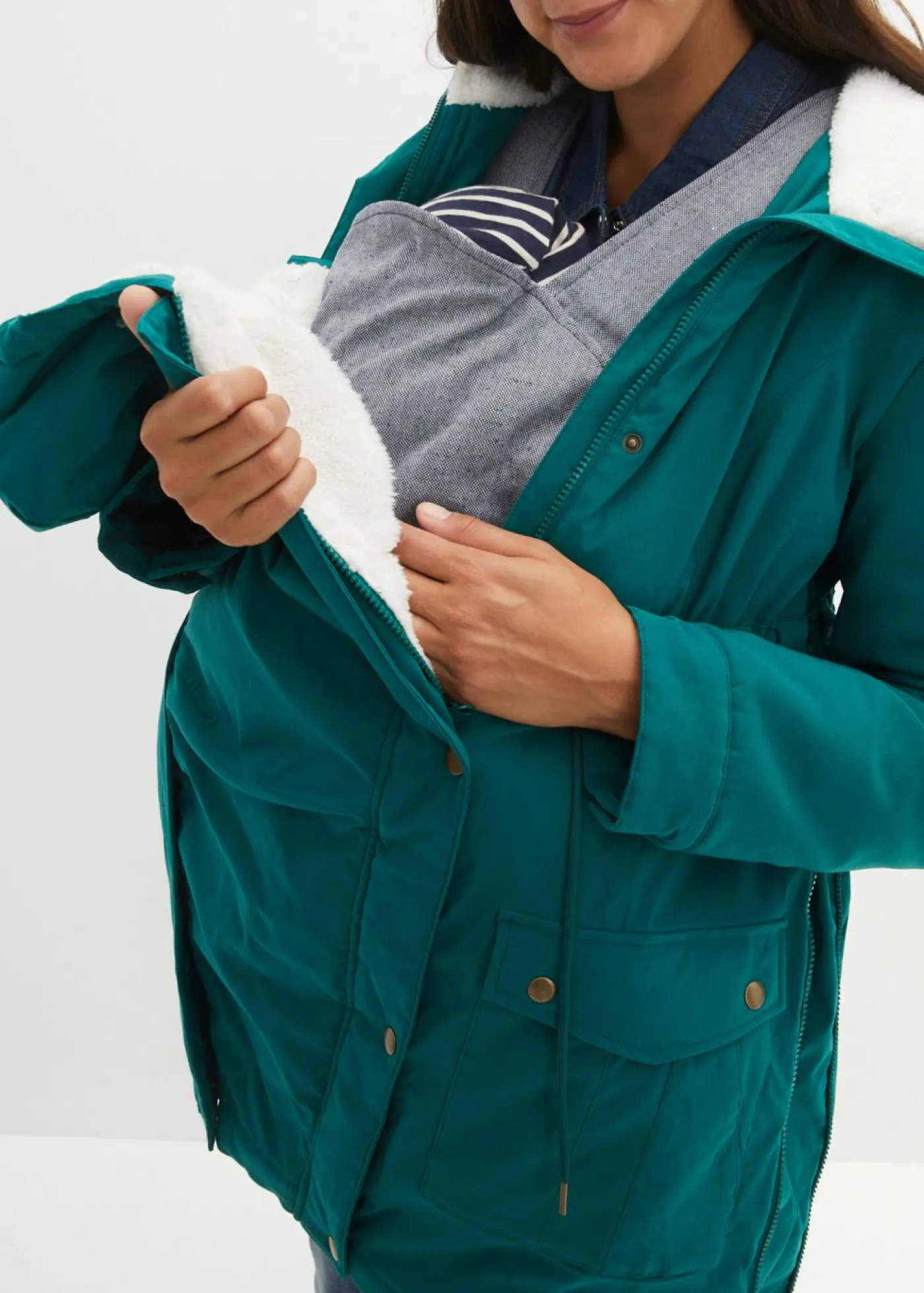 Best Suave chaqueta premamá/de porteo 3 en 1 Mujer Premamá