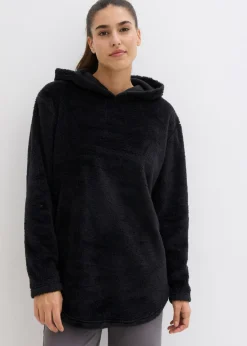 New Suave jersey polar largo con corte holgado Mujer Ropa Interior Deportiva|Homewear