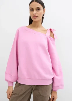 Sale Sudadera ancha con un hombro al descubierto Mujer Ropa Cómoda
