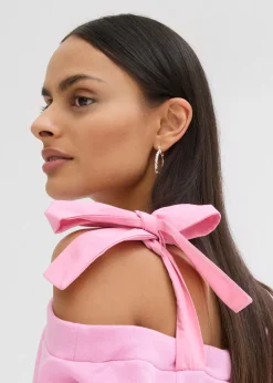 Sale Sudadera ancha con un hombro al descubierto Mujer Ropa Cómoda