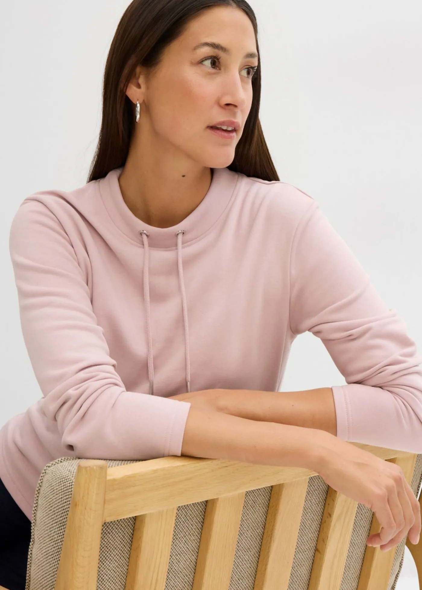 New Sudadera con abertura Mujer Básicos|Ropa Cómoda