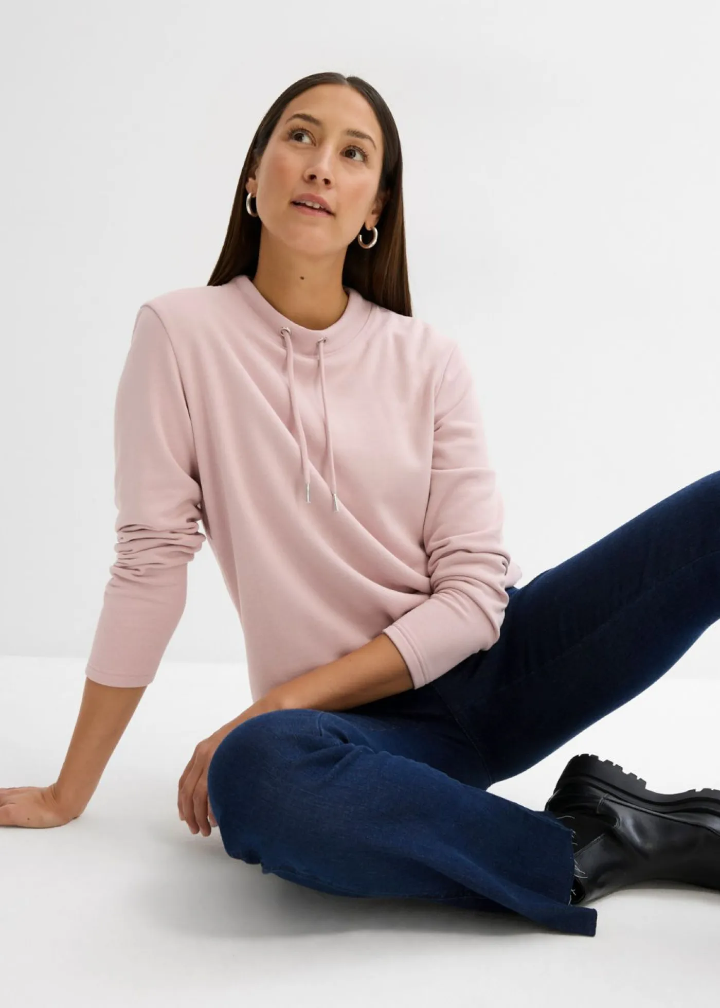 New Sudadera con abertura Mujer Básicos|Ropa Cómoda