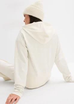 Sudadera con capucha de cómodo tejido Punto di Roma Mujer Ropa Cómoda