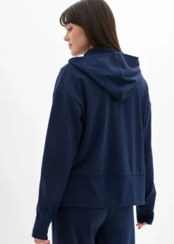 Online Sudadera con capucha de cómodo tejido Punto di Roma Mujer Ropa Cómoda