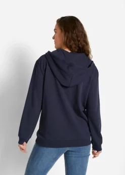 Discount Sudadera con capucha de mezcla de algodón Mujer Ropa Cómoda