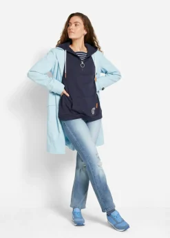 Discount Sudadera con capucha de mezcla de algodón Mujer Ropa Cómoda