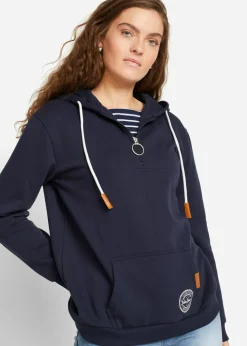 Discount Sudadera con capucha de mezcla de algodón Mujer Ropa Cómoda