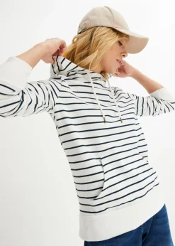 Sudadera con capucha de mezcla de algodón Mujer Ropa Cómoda|Novedades