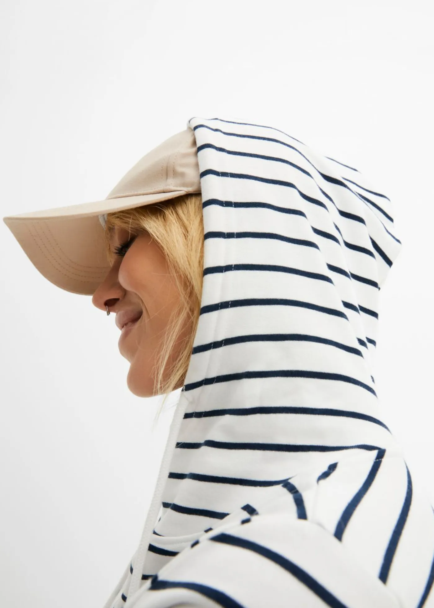 Sudadera con capucha de mezcla de algodón Mujer Ropa Cómoda|Novedades