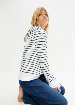 Sudadera con capucha de mezcla de algodón Mujer Ropa Cómoda|Novedades