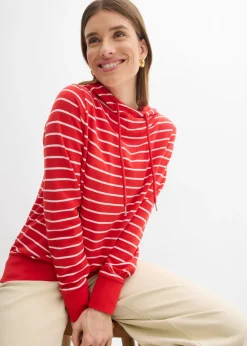New Sudadera con capucha de mezcla de algodón Mujer Ropa Cómoda|Novedades