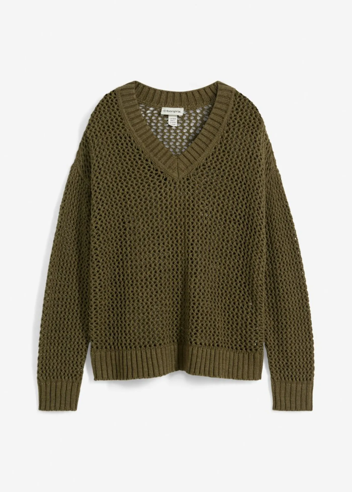 Discount Sudadera de ajour de mezcla de lino ligero Mujer Premium|Jerséis