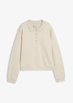 New Sudadera de algodón orgánico puro Mujer Básicos|Ropa Cómoda