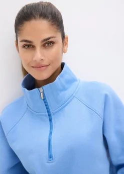 Clearance Sudadera de algodón orgánico puro Mujer Básicos|Ropa Cómoda