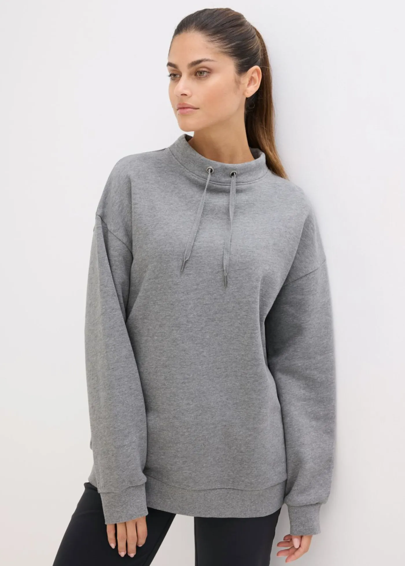 Sudadera de algodón orgánico puro Mujer Básicos|Ropa Cómoda