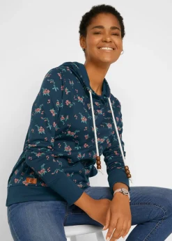 Outlet Sudadera de algodón puro con capucha y cordones Mujer Ropa Cómoda