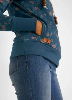 Outlet Sudadera de algodón puro con capucha y cordones Mujer Ropa Cómoda