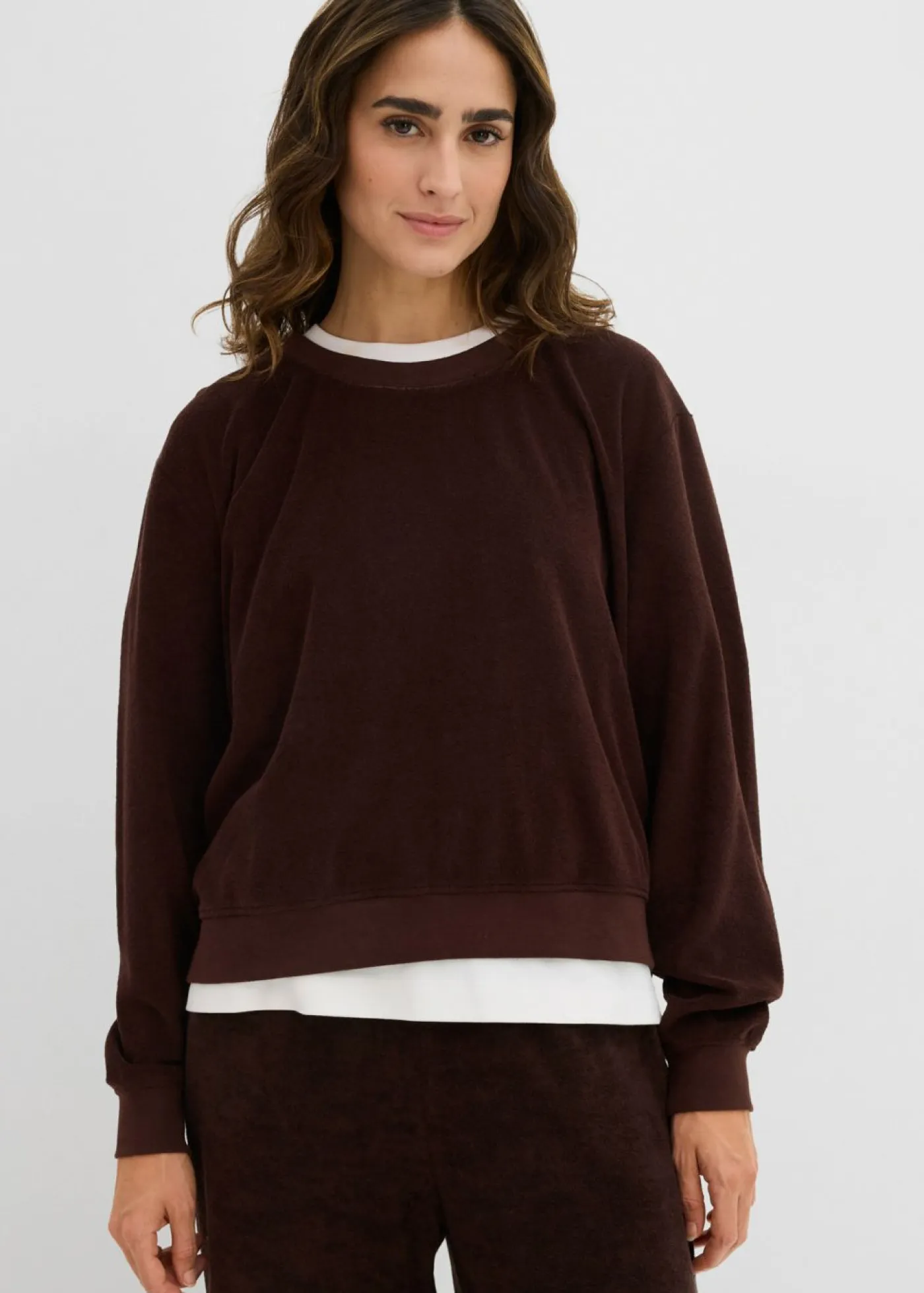 Clearance Sudadera de felpa suave Mujer Básicos