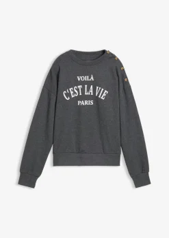 Sudadera de mezcla de algodón Mujer Ropa Cómoda|Novedades