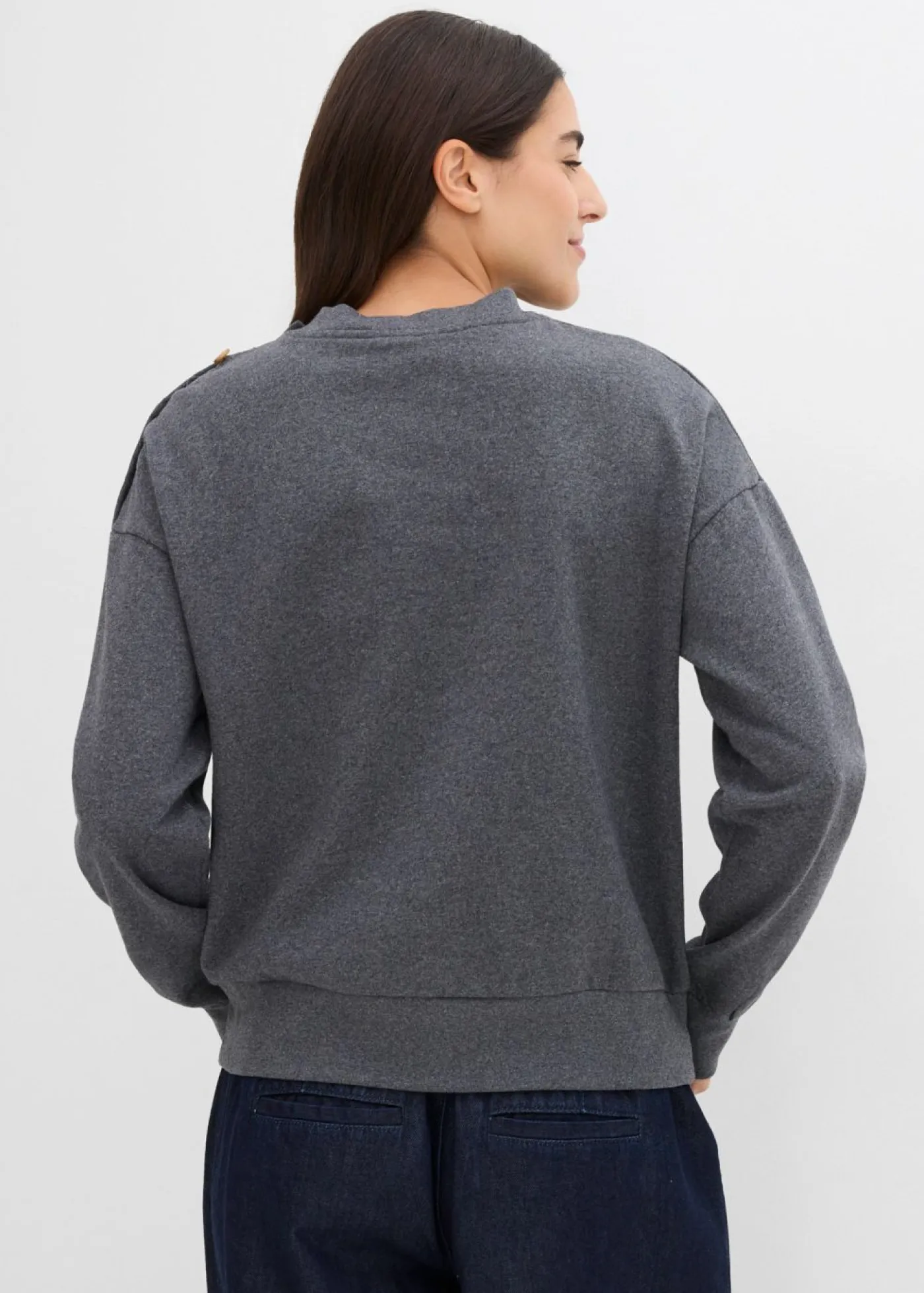 Sudadera de mezcla de algodón Mujer Ropa Cómoda|Novedades