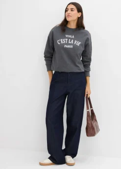 Sudadera de mezcla de algodón Mujer Ropa Cómoda|Novedades