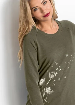 Online Sudadera de mezcla de algodón Mujer Ropa Cómoda