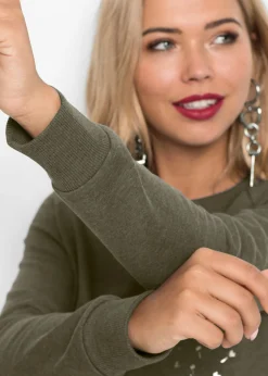 Online Sudadera de mezcla de algodón Mujer Ropa Cómoda