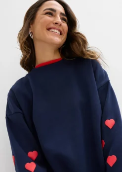 Online Sudadera de mezcla de algodón Mujer Ropa Cómoda